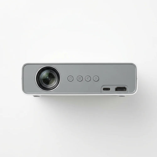 Barrel-Shape Mini Smart Projector — Android 13 300 ANSI Bluetooth WiFi