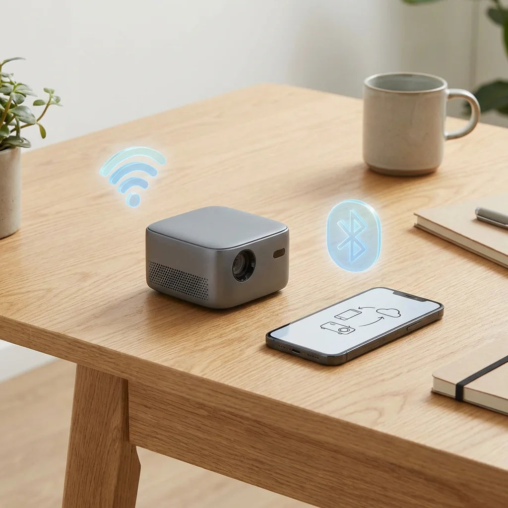 Android 13 Smart Projector — 300 ANSI 1080P WiFi Bluetooth Auto Focus