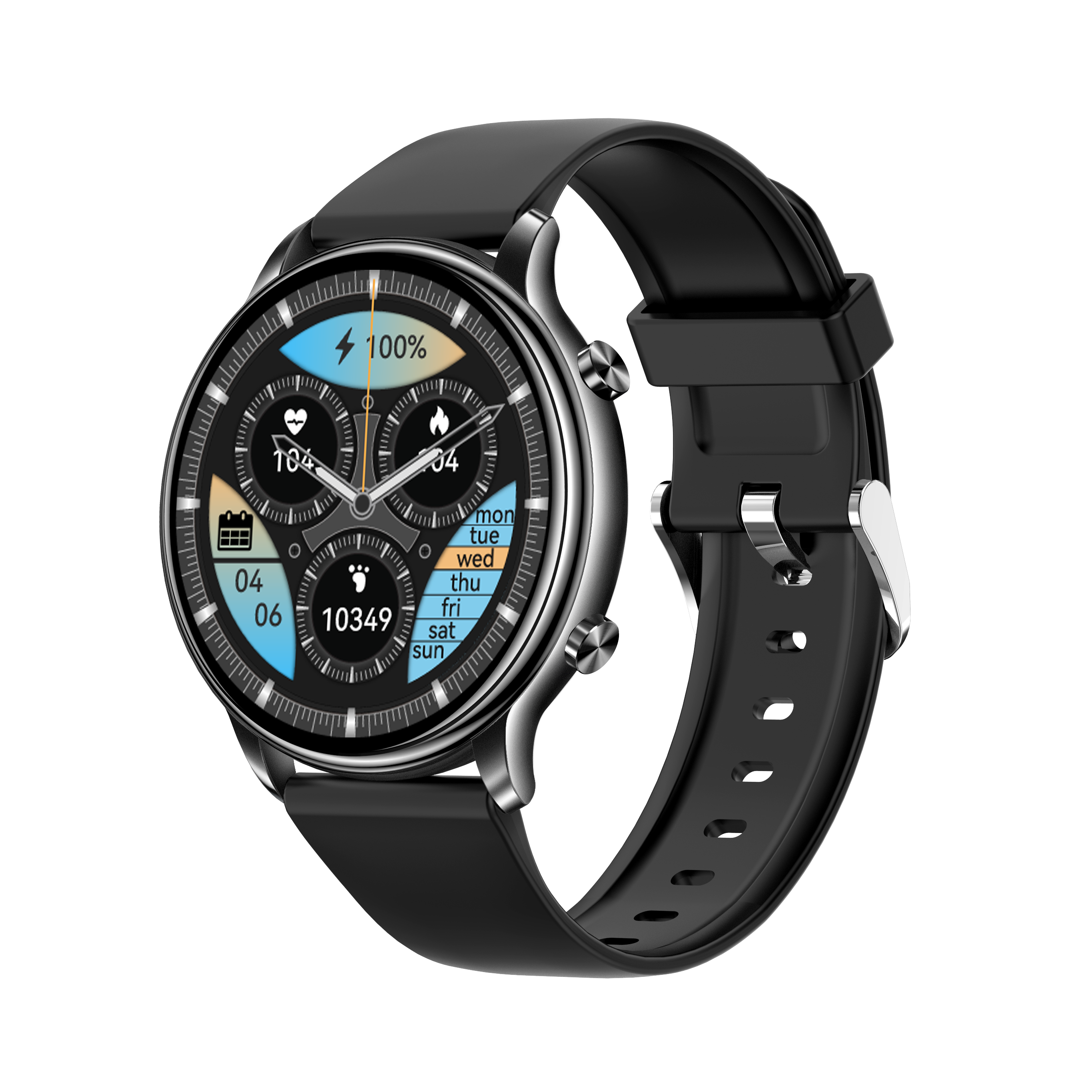 Fitness Tracker Smart Watch with Heart Rate Monitor