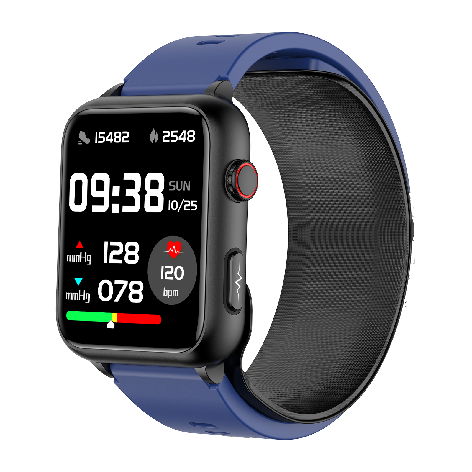 Smart Watch with Body Temperature and ECG Monitor
