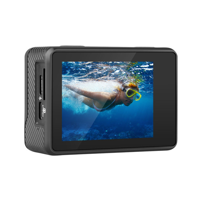 Waterproof Action Camera 4K with Gyro Stabilization Kit