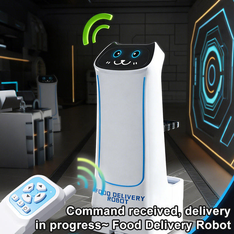 Intelligent Mini Food Delivery Robot Toy with Lights & Music - Wholesale & Bulk Supplier | QDD
