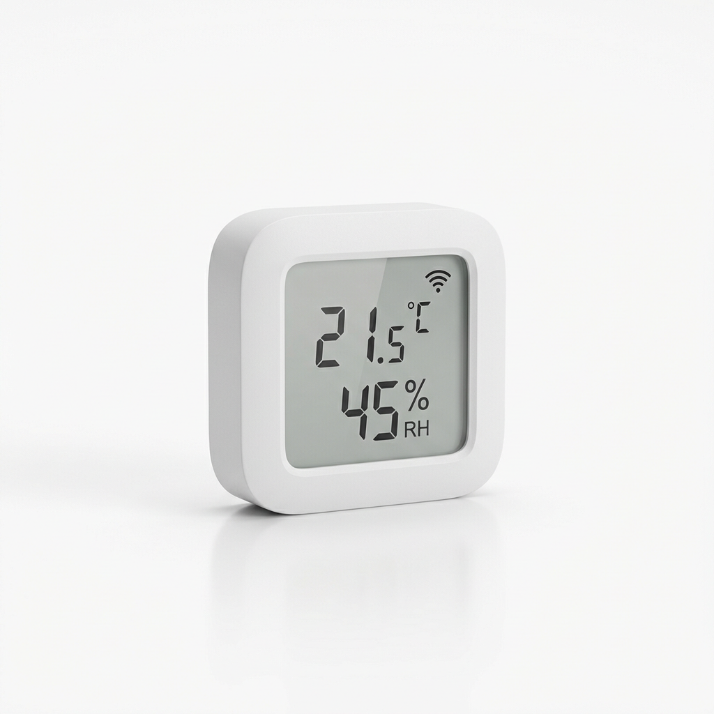 Smart WiFi Sensor Temperature Humidity Display